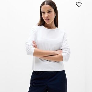 Athleta Essential Top in Bright White